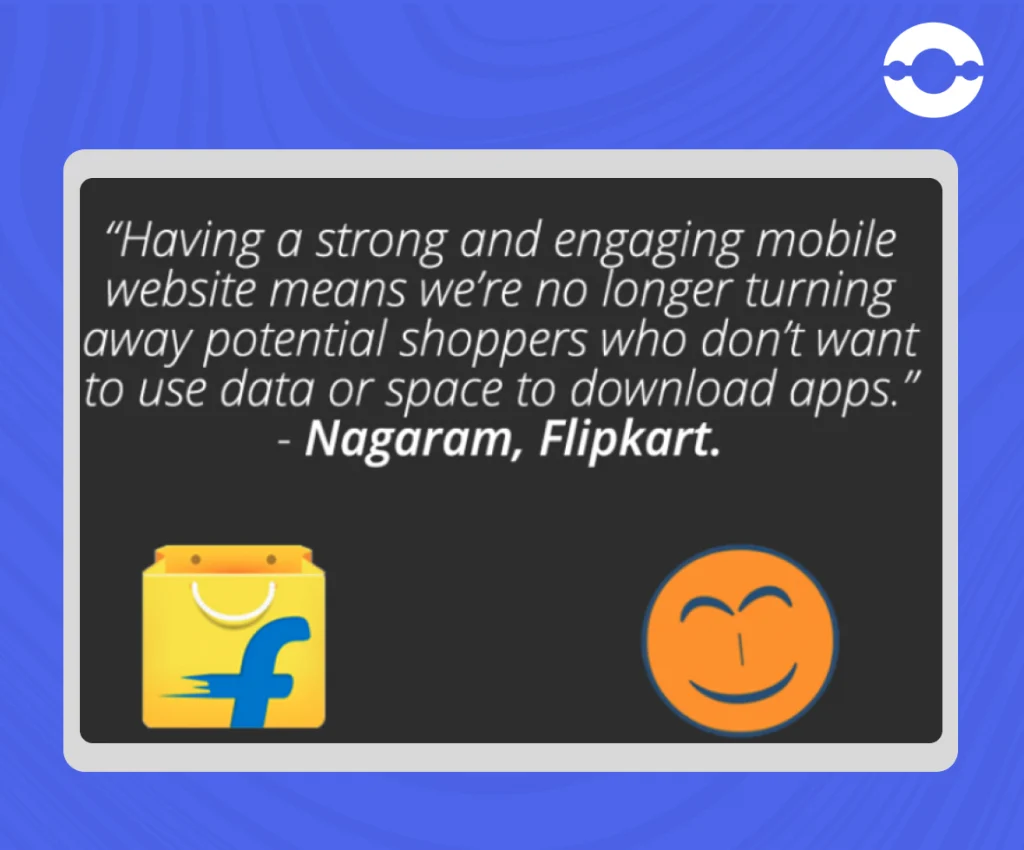 Strong and engaging mobile website means