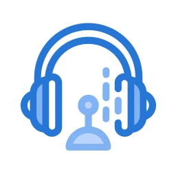 Icon representing AI Voice Agents for Customer Service