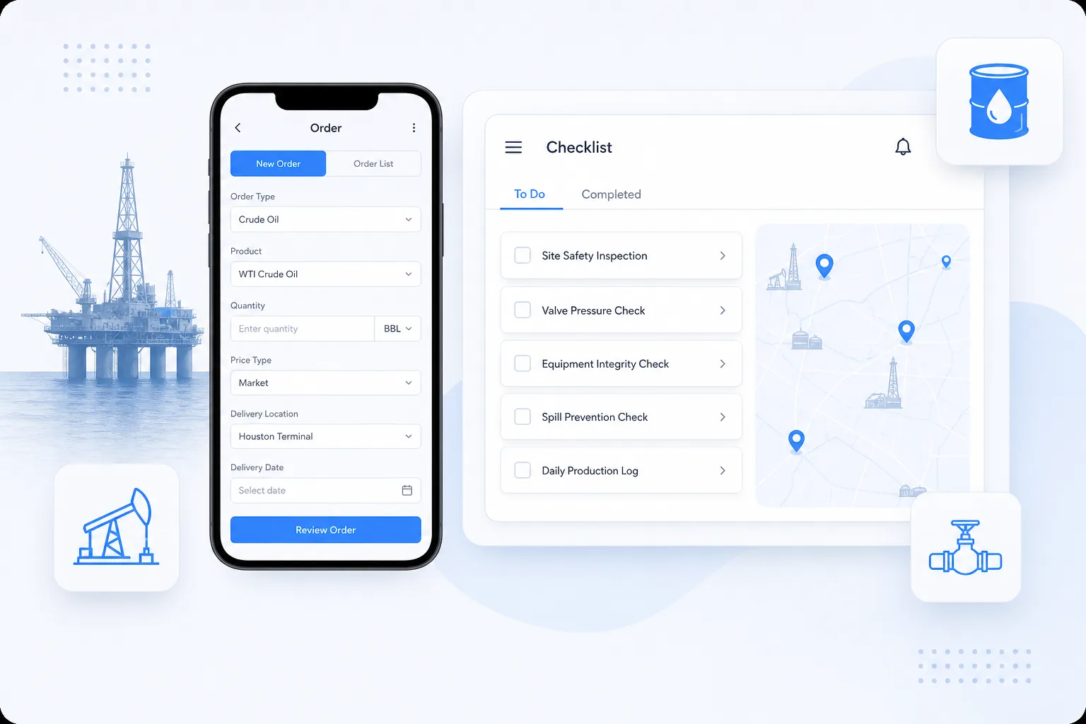 Oil & Gas 02 app development