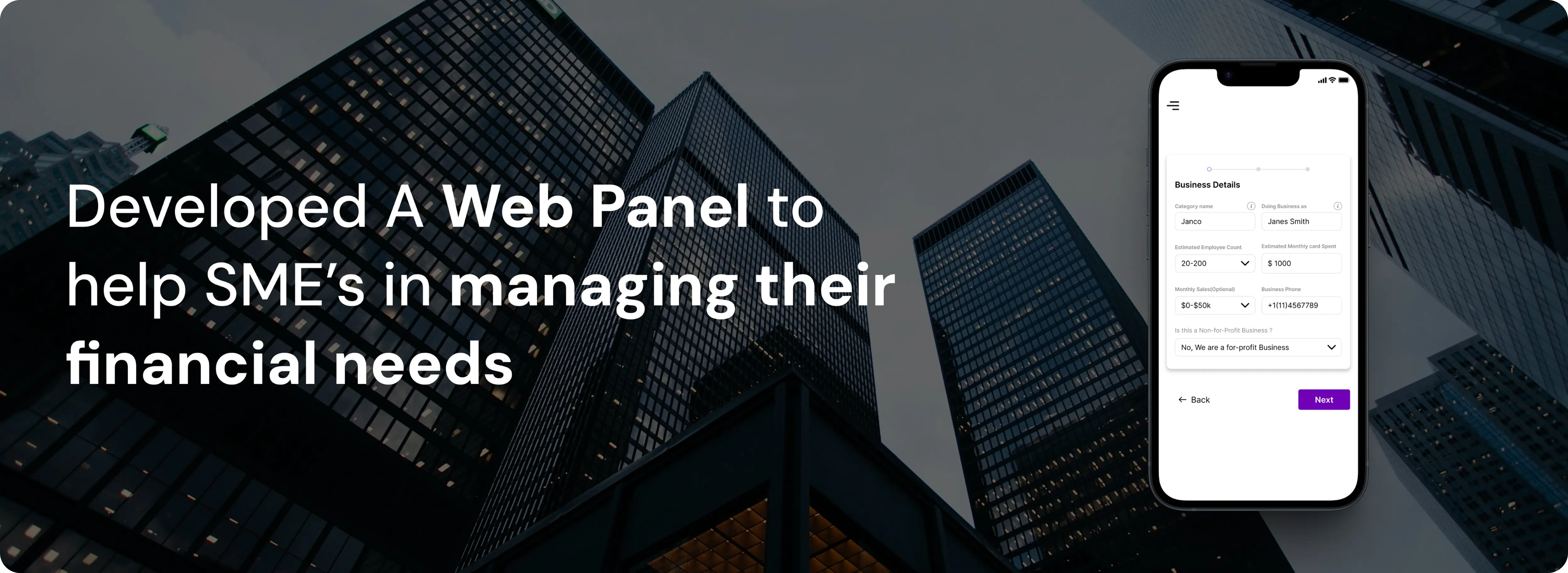 Financial service provider details
