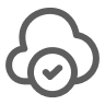 AI cloud forecasting icon