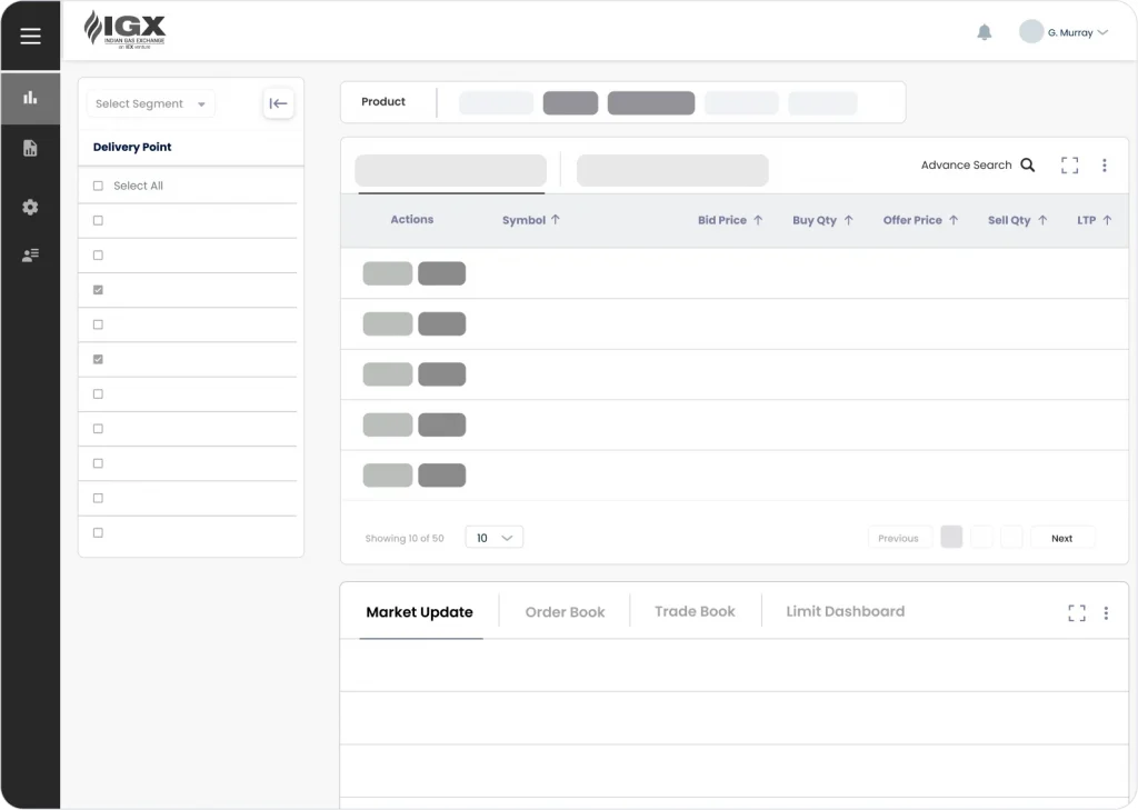 igx dashboard b&w