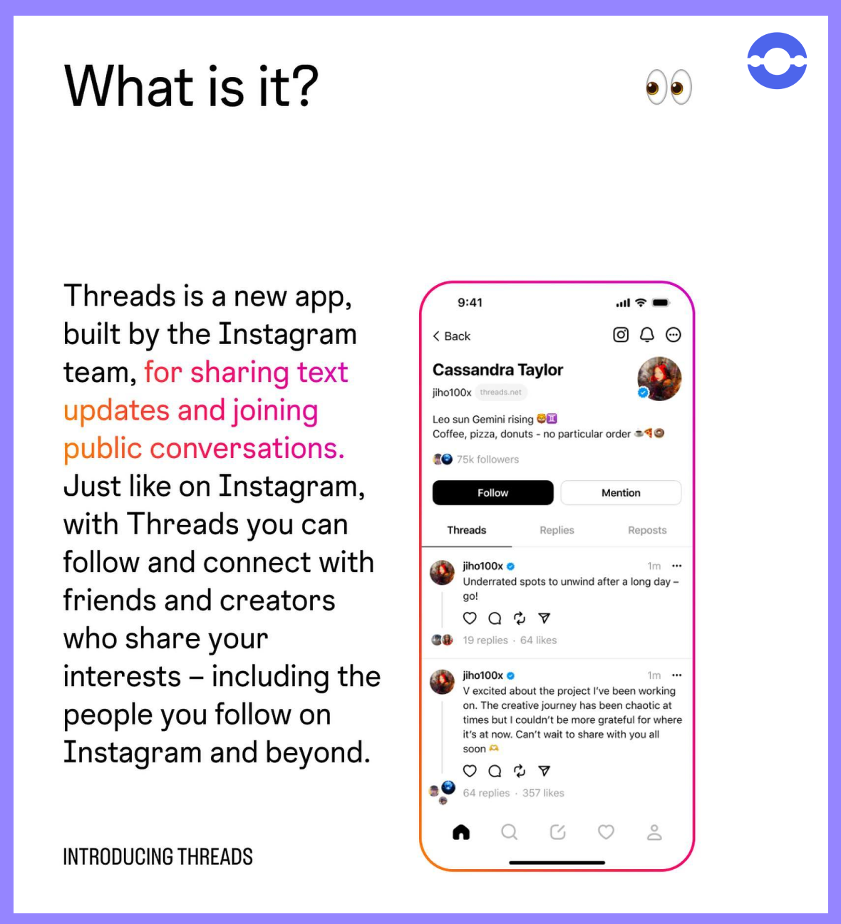 threads and instagram