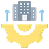 Icon representing Enterprise portfolio prioritization