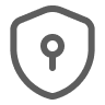 Icon representing Secure by Connection