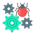 Icon representing Incident Response and Bug Fixing