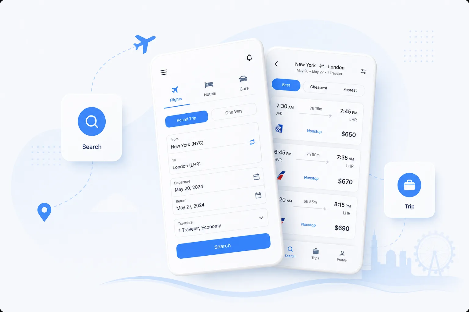 Travel 02 app development