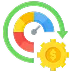 Icon representing Problem framing and KPI definition