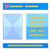 Icon representing UI/UX modernization on a live product