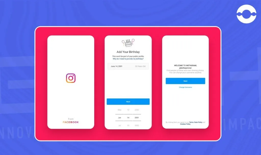 instagram onboarding process