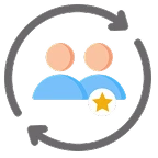 Icon representing 80% Repeat Customer
